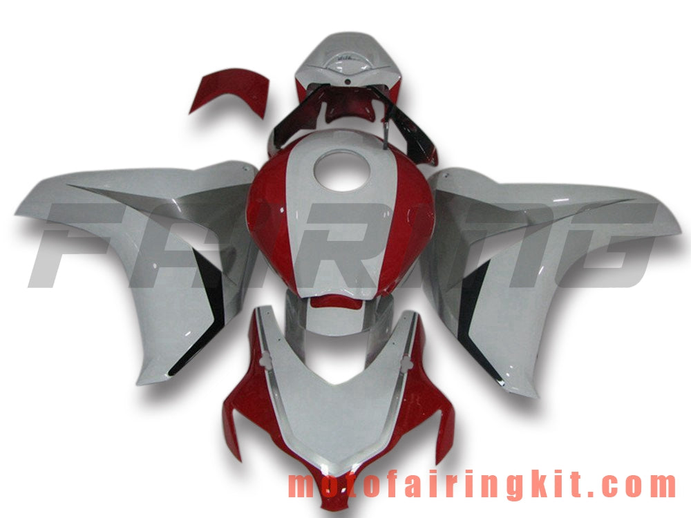 Fairing Kits Fit for CBR1000RR 2008 2009 2010 2011 CBR1000 RR 08 09 10 11 Plastic ABS Injection Mold Complete Motorcycle Body Aftermarket Bodywork Frame (Red & White) B114