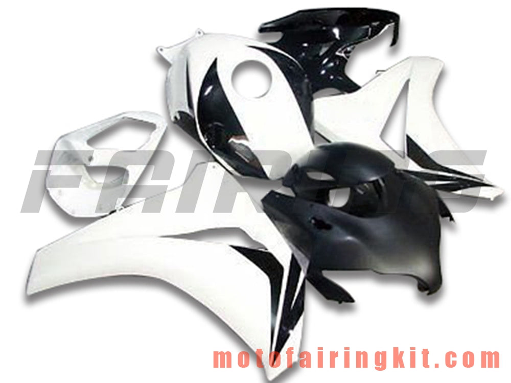 Fairing Kits Fit for CBR1000RR 2008 2009 2010 2011 CBR1000 RR 08 09 10 11 Plastic ABS Injection Mold Complete Motorcycle Body Aftermarket Bodywork Frame (White & Black) B119