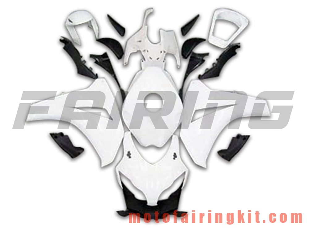 Fairing Kits Fit for CBR1000RR 2008 2009 2010 2011 CBR1000 RR 08 09 10 11 Plastic ABS Injection Mold Complete Motorcycle Body Aftermarket Bodywork Frame (White) B120