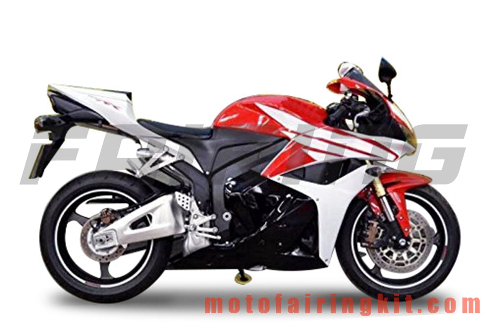 Kits de carenado aptos para CBR1000RR 2012 2013 2014 2015 2016 CBR1000 RR 12 13 14 15 16 Molde de inyección de plástico ABS Carrocería completa para motocicleta Carrocería del mercado de accesorios Marco (rojo y blanco) B034