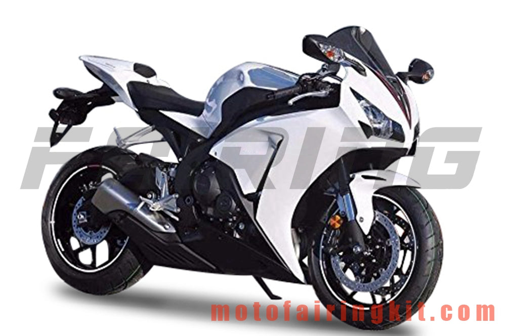 フェアリングキット CBR1000RR 2012 2013 2014 2015 2016 CBR1000 RR 12 13 14 15 16 プラスチック ABS 射出成型 完全なオートバイボディ アフターマーケットボディワークフレーム (ホワイト &amp; ブラック) B037