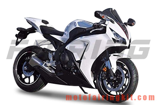 Kits de carenado aptos para CBR1000RR 2012 2013 2014 2015 2016 CBR1000 RR 12 13 14 15 16 Molde de inyección de plástico ABS Carrocería completa para motocicleta Carrocería del mercado de accesorios Marco (blanco y negro) B037