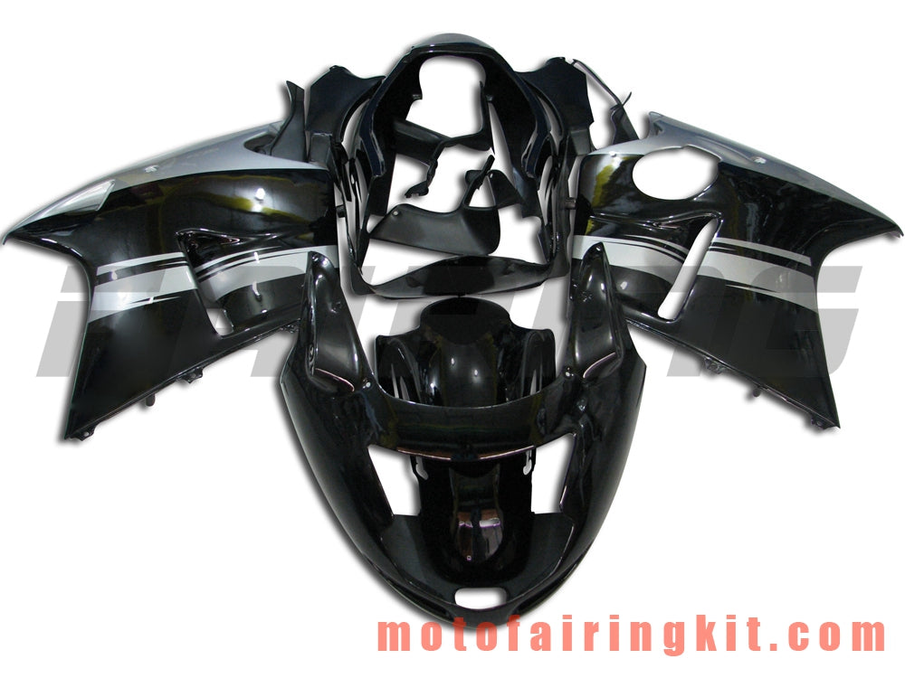 Fairing Kits Fit for CBR1100XX 1996 - 2007 CBR1100 XX 96 - 07 Plastic ABS Injection Mold Complete Motorcycle Body Aftermarket Bodywork Frame (Black) B004