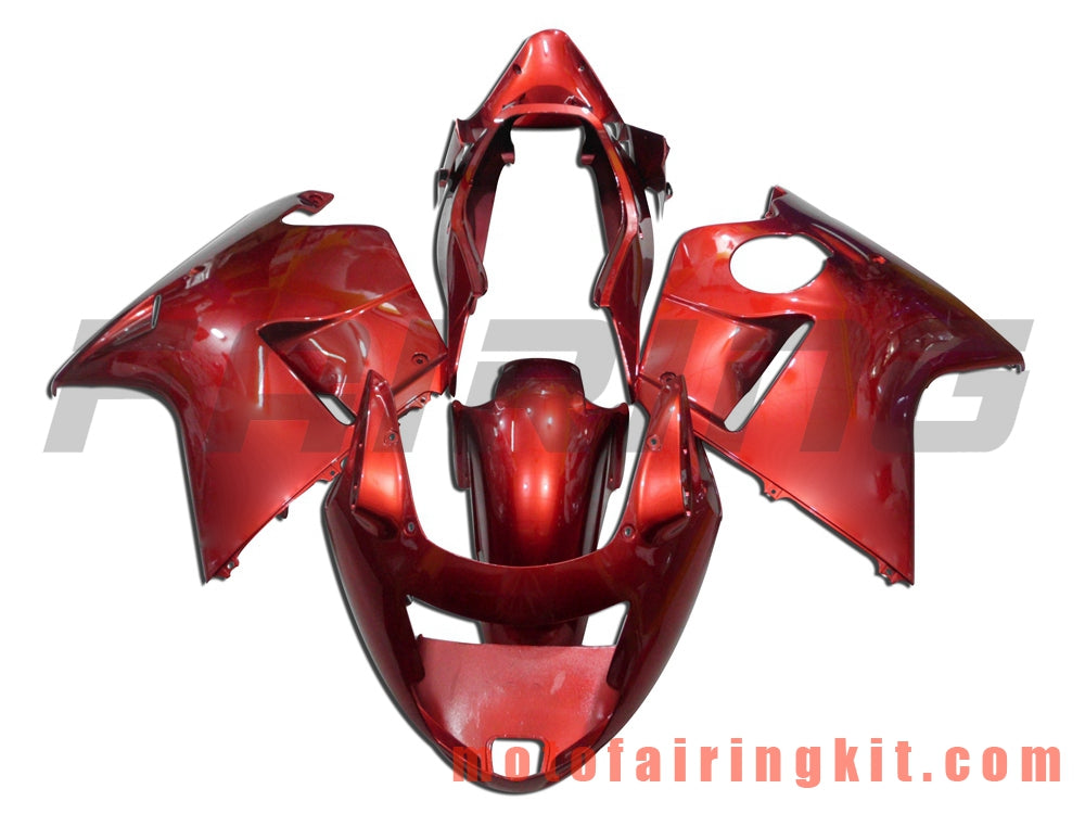 Fairing Kits Fit for CBR1100XX 1996 - 2007 CBR1100 XX 96 - 07 Plastic ABS Injection Mold Complete Motorcycle Body Aftermarket Bodywork Frame (Red) B008