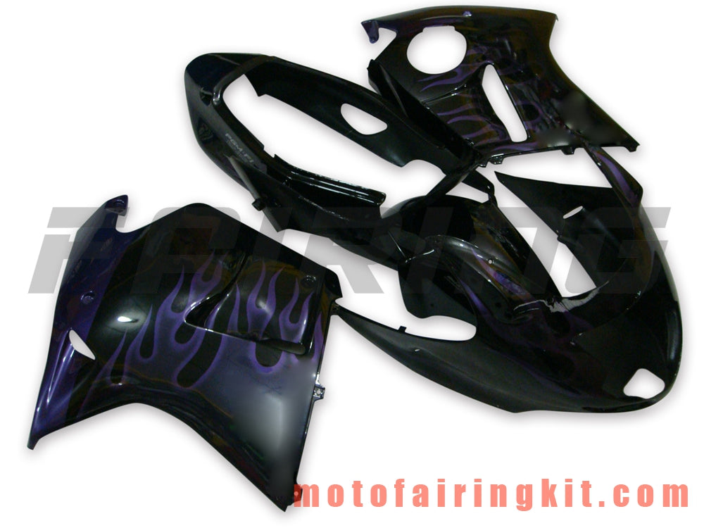 Fairing Kits Fit for CBR1100XX 1996 - 2007 CBR1100 XX 96 - 07 Plastic ABS Injection Mold Complete Motorcycle Body Aftermarket Bodywork Frame (Black & Blue) B017