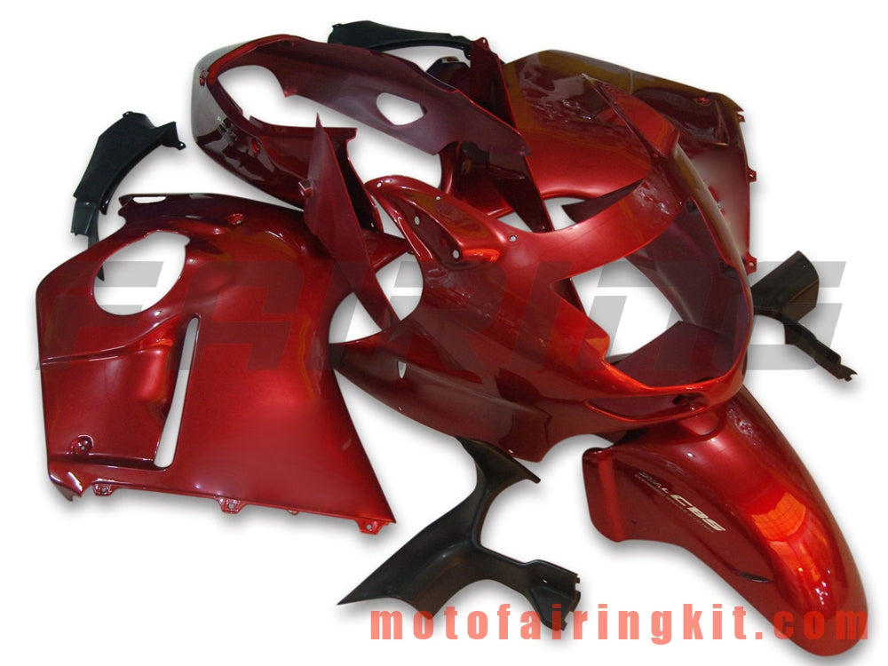 Fairing Kits Fit for CBR1100XX 1996 - 2007 CBR1100 XX 96 - 07 Plastic ABS Injection Mold Complete Motorcycle Body Aftermarket Bodywork Frame (Red) B021