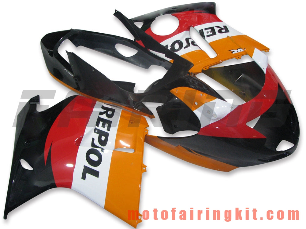 Kits de carenado aptos para CBR1100XX 1996 - 2007 CBR1100 XX 96 - 07 Molde de inyección de plástico ABS Carrocería completa para motocicleta Carrocería del mercado de accesorios Marco (naranja y negro) B022