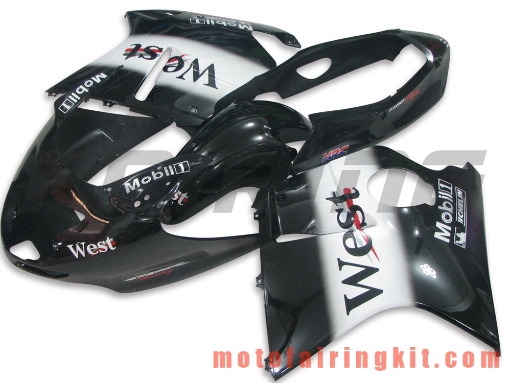 Kits de carenado aptos para CBR1100XX 1996 - 2007 CBR1100 XX 96 - 07 Molde de inyección de plástico ABS Carrocería completa para motocicleta Carrocería del mercado de accesorios Marco (blanco y negro) B023