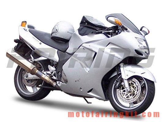 フェアリングキット CBR1100XX 1996 - 2007 CBR1100 XX 96 - 07 プラスチック ABS 射出成形 完全なオートバイボディ アフターマーケットボディワークフレーム (シルバー) B029