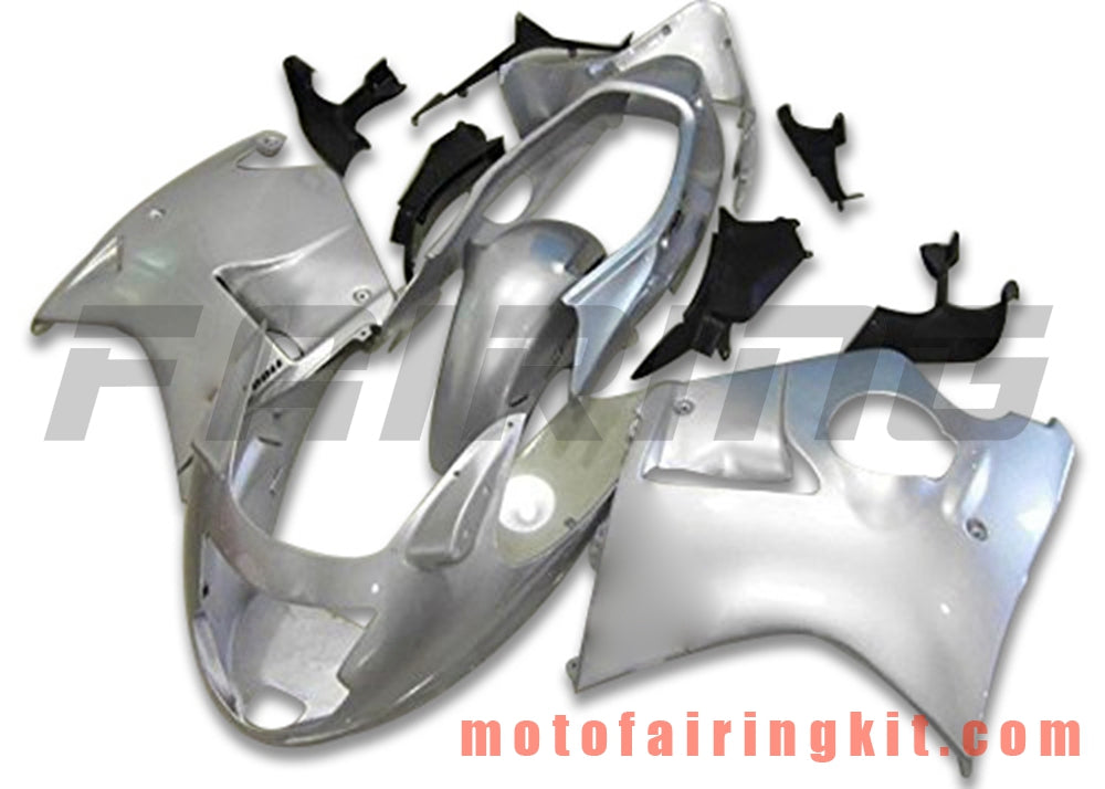 Fairing Kits Fit for CBR1100XX 1996 - 2007 CBR1100 XX 96 - 07 Plastic ABS Injection Mold Complete Motorcycle Body Aftermarket Bodywork Frame (Silver) B029