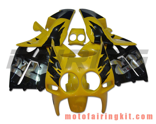 Fairing Kits Fit for CBR250RR MC19 1988 1989 CBR250 RR MC 19 88 89 Plastic ABS Injection Mold Complete Motorcycle Body Aftermarket Bodywork Frame (Yellow & Black) B001