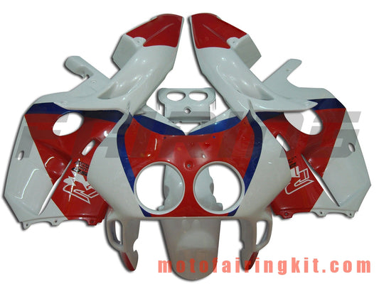 Fairing Kits Fit for CBR250RR MC22 1990 1991 1992 1993 1994 CBR250RR 90 - 94 Plastic ABS Injection Mold Complete Motorcycle Body Aftermarket Bodywork Frame (Red & White) B001