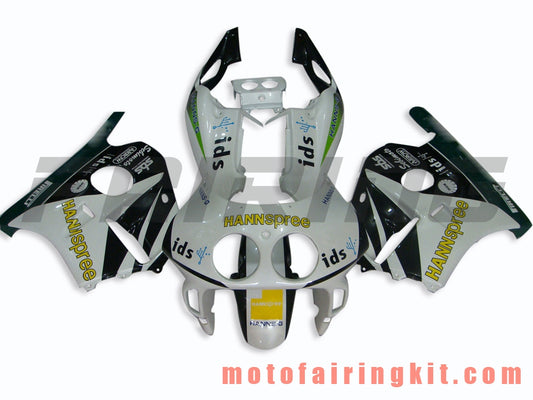 Kits de carenado aptos para CBR250RR MC22 1990 1991 1992 1993 1994 CBR250RR 90 - 94 Molde de inyección de plástico ABS Carrocería completa para motocicleta Carrocería del mercado de accesorios Marco (blanco y negro) B008