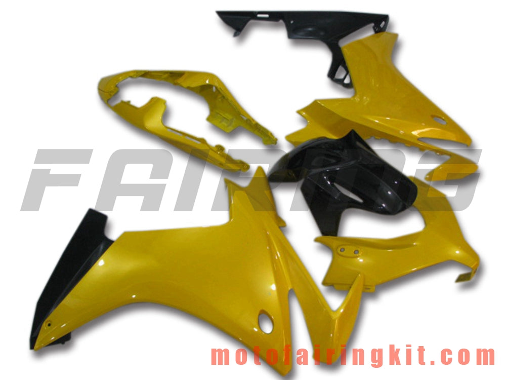 Kits de carenado aptos para CBR500R 2012 2013 2014 2015 CBR500 R 12 13 14 15 Molde de inyección de plástico ABS Carrocería completa para motocicleta Carrocería del mercado de accesorios Marco (amarillo y negro) B003