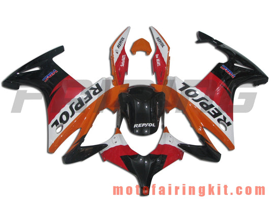 Fairing Kits Fit for CBR500R 2012 2013 2014 2015 CBR500 R 12 13 14 15 Plastic ABS Injection Mold Complete Motorcycle Body Aftermarket Bodywork Frame (Red & Black) B004