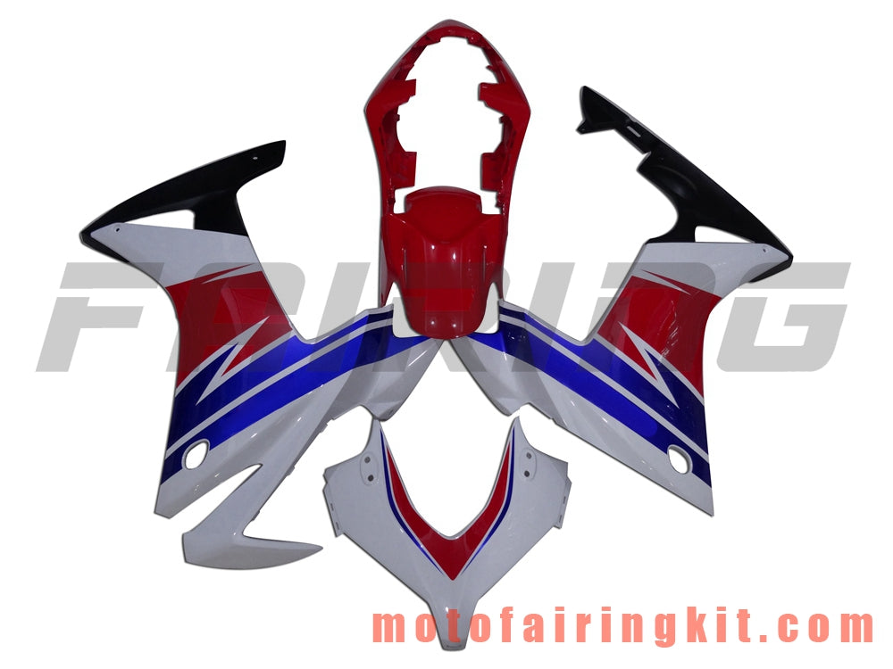 Fairing Kits Fit for CBR500R 2012 2013 2014 2015 CBR500 R 12 13 14 15 Plastic ABS Injection Mold Complete Motorcycle Body Aftermarket Bodywork Frame (Red & Blue) B005