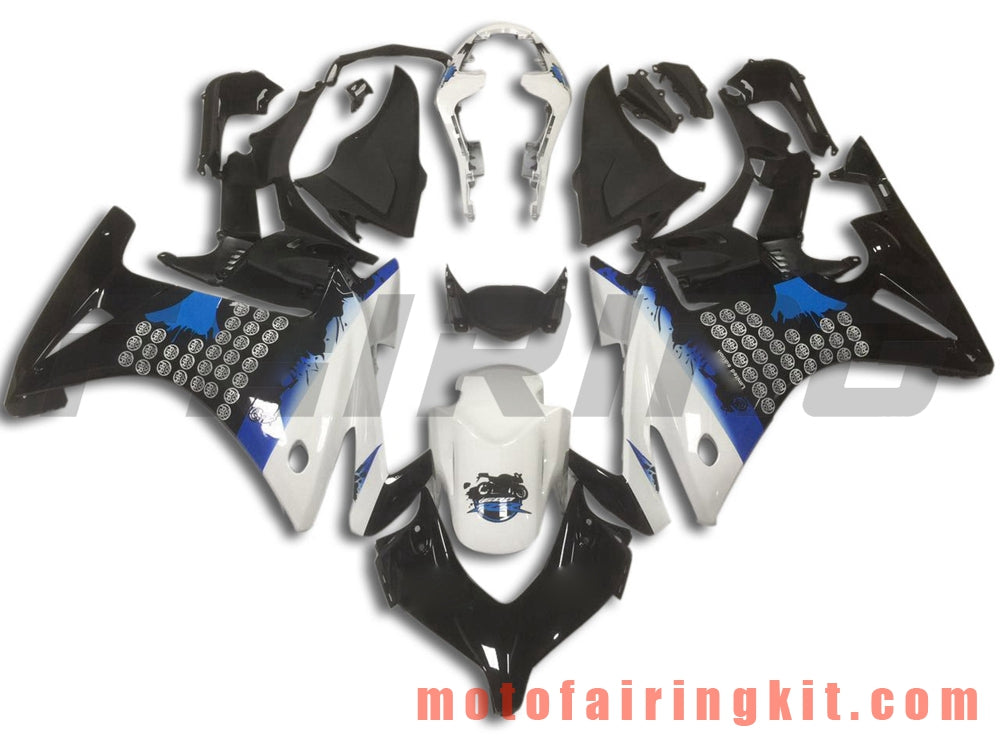 Kits de carenado aptos para CBR500R 2012 2013 2014 2015 CBR500 R 12 13 14 15 Molde de inyección de plástico ABS Carrocería completa para motocicleta Carrocería del mercado de accesorios Marco (blanco y negro) B006