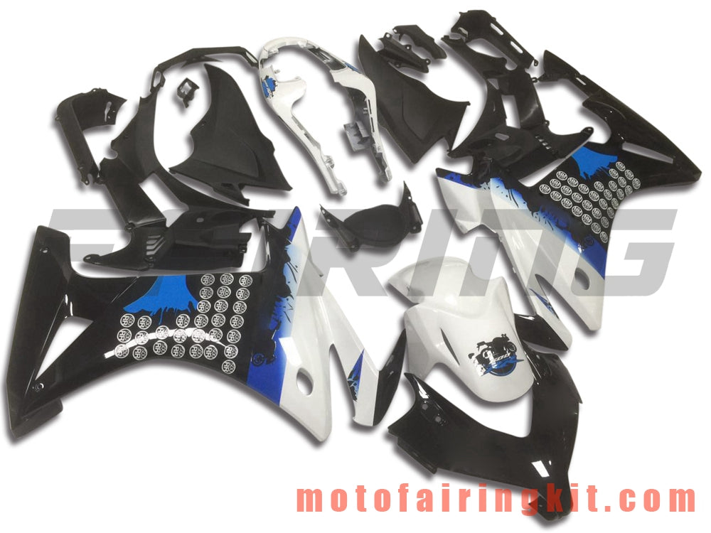 Fairing Kits Fit for CBR500R 2012 2013 2014 2015 CBR500 R 12 13 14 15 Plastic ABS Injection Mold Complete Motorcycle Body Aftermarket Bodywork Frame (White & Black) B006