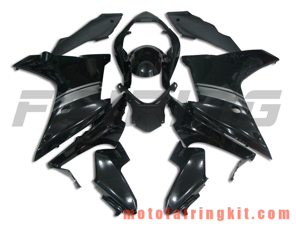 Fairing Kits Fit for CBR600F 2011 2012 2013 CBR600 F 11 12 13 Plastic ABS Injection Mold Complete Motorcycle Body Aftermarket Bodywork Frame (Black) B003