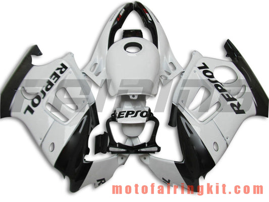 Fairing Kits Fit for CBR600F3 CBR600F 1995 1996 CBR600 F3 95 96 Plastic ABS Injection Mold Complete Motorcycle Body Aftermarket Bodywork Frame (White & Black) B013