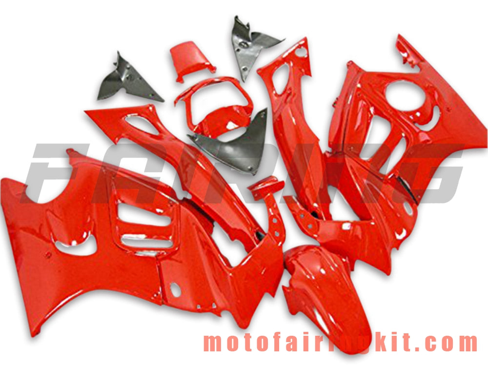 Kits de carenado aptos para CBR600F3 CBR600F 1995 1996 CBR600 F3 95 96 Molde de inyección de plástico ABS Carrocería completa para motocicleta Carrocería del mercado de accesorios Marco (rojo) B019