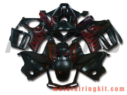 Kits de carenado aptos para CBR600F3 CBR600F 1997 1998 CBR 600 F3 97 98 Molde de inyección de plástico ABS Carrocería completa para motocicleta Marco de carrocería de posventa (rojo y negro) B002