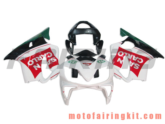 Fairing Kits Fit for CBR600F4i 2001 2002 2003 CBR600 F4i 01 02 03 Plastic ABS Injection Mold Complete Motorcycle Body Aftermarket Bodywork Frame (Red & White) B005