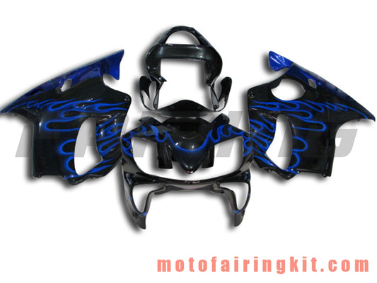 Fairing Kits Fit for CBR600F4i 2001 2002 2003 CBR600 F4i 01 02 03 Plastic ABS Injection Mold Complete Motorcycle Body Aftermarket Bodywork Frame (Blue & Black) B017