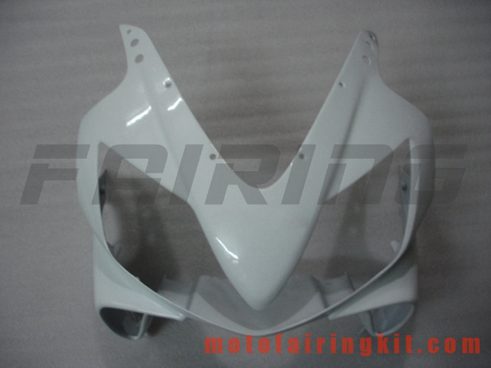 Kits de carenado aptos para CBR600F4i 2001 2002 2003 CBR600 F4i 01 02 03 Molde de inyección de plástico ABS Carrocería completa para motocicleta Carrocería del mercado de accesorios Marco (blanco y azul) B018