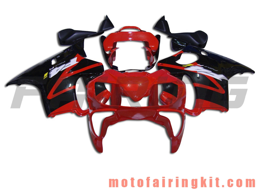 Kits de carenado aptos para CBR600F4i 2001 2002 2003 CBR600 F4i 01 02 03 Molde de inyección de plástico ABS Carrocería completa para motocicleta Carrocería del mercado de accesorios Marco (rojo y negro) B022