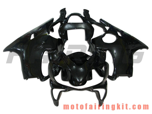 Fairing Kits Fit for CBR600F4i 2001 2002 2003 CBR600 F4i 01 02 03 Plastic ABS Injection Mold Complete Motorcycle Body Aftermarket Bodywork Frame (Black) B026