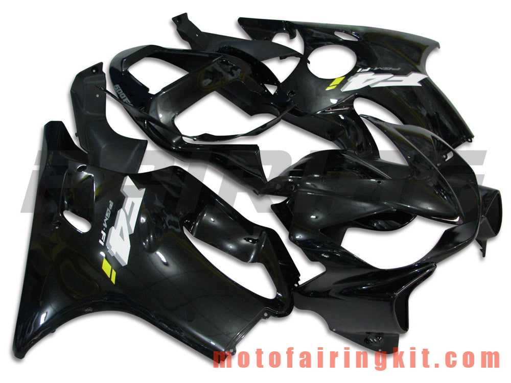 Fairing Kits Fit for CBR600F4i 2001 2002 2003 CBR600 F4i 01 02 03 Plastic ABS Injection Mold Complete Motorcycle Body Aftermarket Bodywork Frame (Black) B031