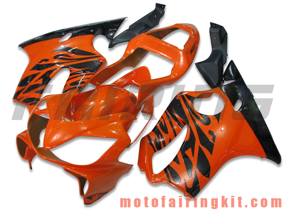 Fairing Kits Fit for CBR600F4i 2001 2002 2003 CBR600 F4i 01 02 03 Plastic ABS Injection Mold Complete Motorcycle Body Aftermarket Bodywork Frame (Orange & Black) B032