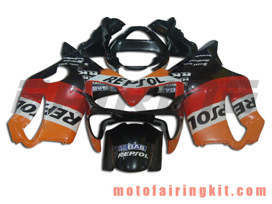 Kits de carenado aptos para CBR600F4i 2001 2002 2003 CBR600 F4i 01 02 03 Molde de inyección de plástico ABS Carrocería completa para motocicleta Carrocería del mercado de accesorios Marco (rojo y negro) B036