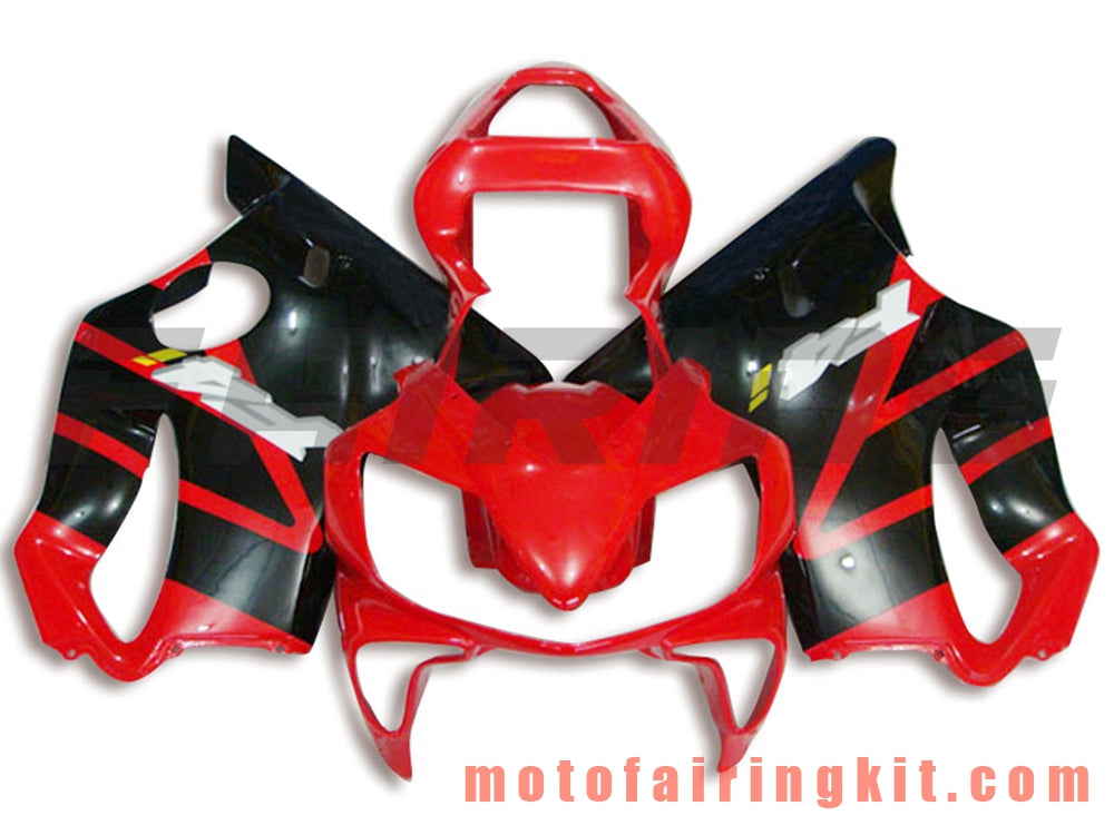 Kits de carenado aptos para CBR600F4i 2001 2002 2003 CBR600 F4i 01 02 03 Molde de inyección de plástico ABS Carrocería completa para motocicleta Carrocería del mercado de accesorios Marco (rojo y negro) B038