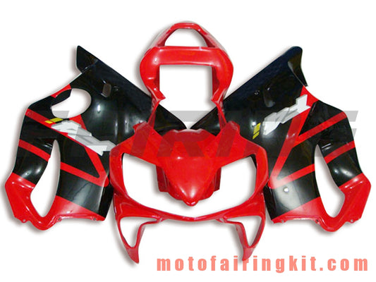 Fairing Kits Fit for CBR600F4i 2001 2002 2003 CBR600 F4i 01 02 03 Plastic ABS Injection Mold Complete Motorcycle Body Aftermarket Bodywork Frame (Red & Black) B038