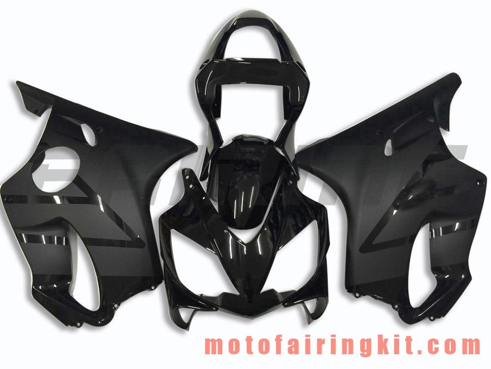 Fairing Kits Fit for CBR600F4i 2001 2002 2003 CBR600 F4i 01 02 03 Plastic ABS Injection Mold Complete Motorcycle Body Aftermarket Bodywork Frame (Black) B045