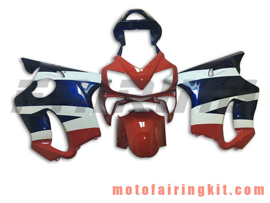 Fairing Kits Fit for CBR600F4i 2001 2002 2003 CBR600 F4i 01 02 03 Plastic ABS Injection Mold Complete Motorcycle Body Aftermarket Bodywork Frame (Red & Blue) B047