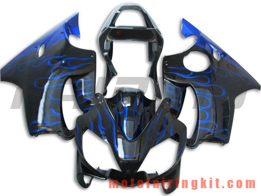 Fairing Kits Fit for CBR600F4i 2001 2002 2003 CBR600 F4i 01 02 03 Plastic ABS Injection Mold Complete Motorcycle Body Aftermarket Bodywork Frame (Black & Blue) B049