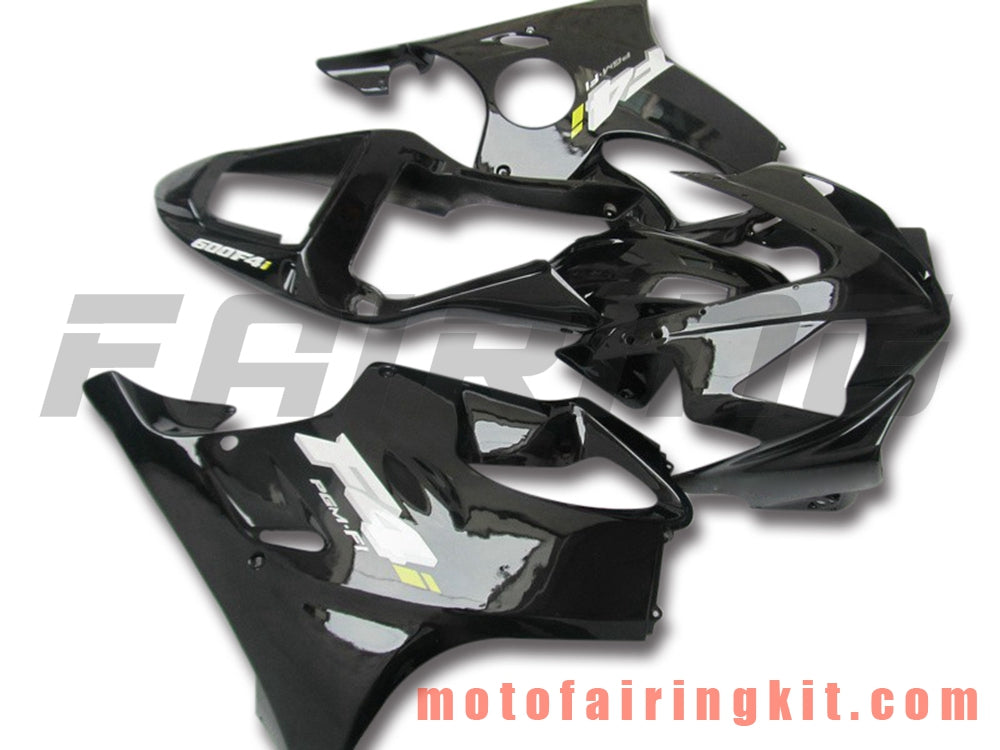 Fairing Kits Fit for CBR600F4i 2001 2002 2003 CBR600 F4i 01 02 03 Plastic ABS Injection Mold Complete Motorcycle Body Aftermarket Bodywork Frame (Black) B052