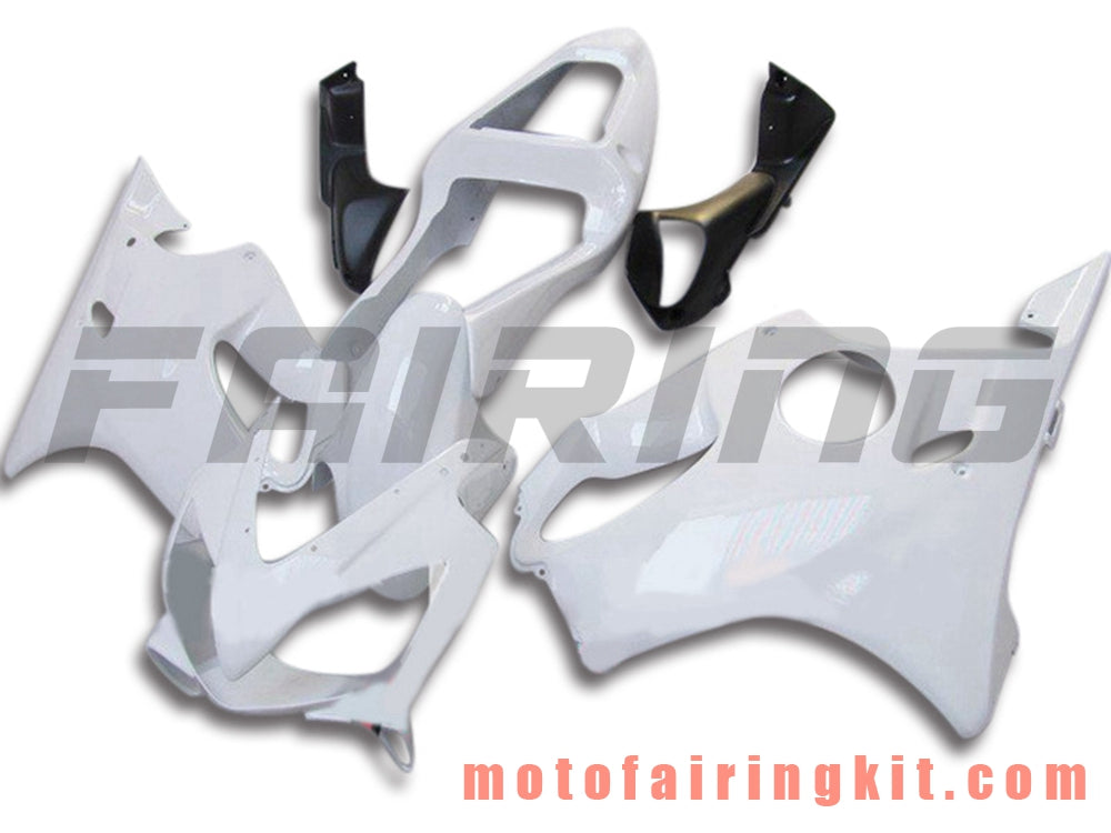 Fairing Kits Fit for CBR600F4i 2001 2002 2003 CBR600 F4i 01 02 03 Plastic ABS Injection Mold Complete Motorcycle Body Aftermarket Bodywork Frame (White) B062