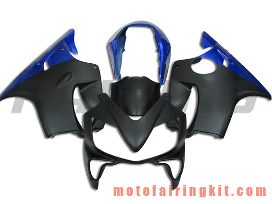 Kits de carenado aptos para CBR600F4i 2004 2005 2006 2007 CBR600 F4i 04 05 06 07 Molde de inyección de plástico ABS Carrocería completa para motocicleta Carrocería del mercado de accesorios Marco (negro y azul) B005