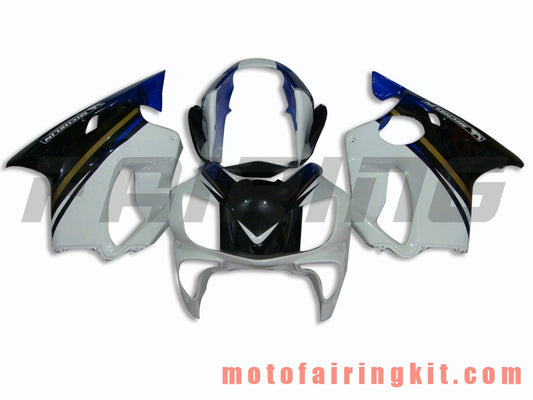 Kits de carenado aptos para CBR600F4i 2004 2005 2006 2007 CBR600 F4i 04 05 06 07 Molde de inyección de plástico ABS Carrocería completa para motocicleta Carrocería del mercado de accesorios Marco (blanco y negro) B008