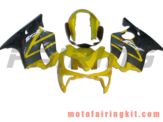 Kits de carenado aptos para CBR600F4i 2004 2005 2006 2007 CBR600 F4i 04 05 06 07 Molde de inyección de plástico ABS Carrocería completa para motocicleta Carrocería del mercado de accesorios Marco (amarillo y gris) B015