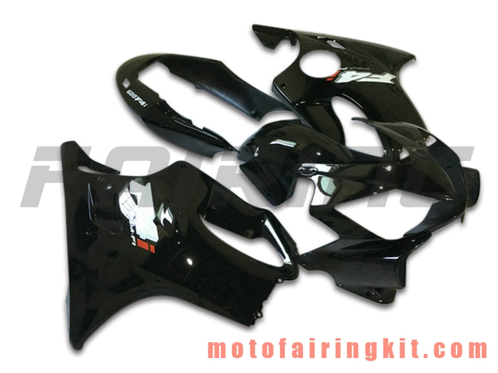 Fairing Kits Fit for CBR600F4i 2004 2005 2006 2007 CBR600 F4i 04 05 06 07 Plastic ABS Injection Mold Complete Motorcycle Body Aftermarket Bodywork Frame (Black) B023