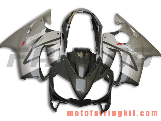 Kits de carenado aptos para CBR600F4i 2004 2005 2006 2007 CBR600 F4i 04 05 06 07 Molde de inyección de plástico ABS Carrocería completa para motocicleta Marco de carrocería de posventa (negro y plateado) B033