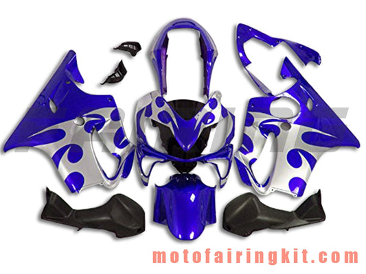 Kits de carenado aptos para CBR600F4i 2004 2005 2006 2007 CBR600 F4i 04 05 06 07 Molde de inyección de plástico ABS Carrocería completa para motocicleta Carrocería del mercado de accesorios Marco (azul) B036