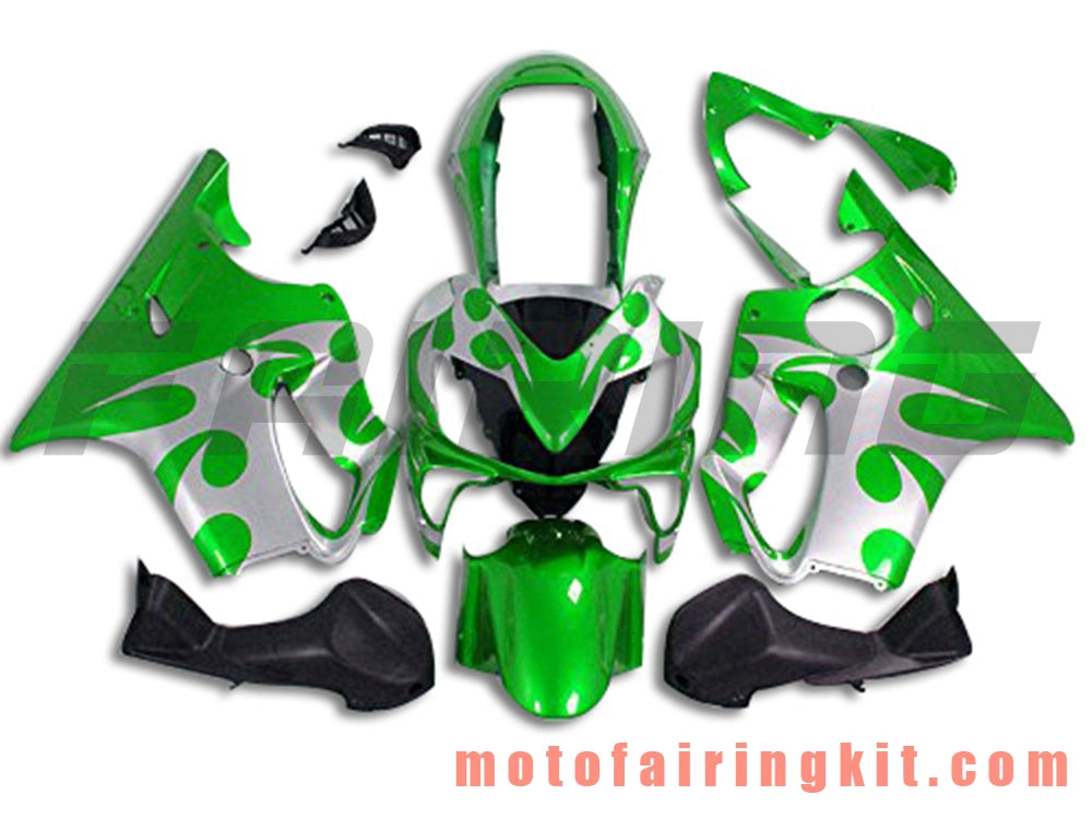 Fairing Kits Fit for CBR600F4i 2004 2005 2006 2007 CBR600 F4i 04 05 06 07 Plastic ABS Injection Mold Complete Motorcycle Body Aftermarket Bodywork Frame (Green) B037