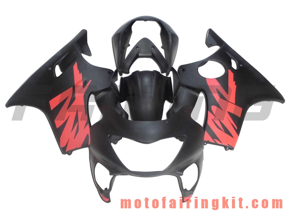 Fairing Kits Fit for CBR600F4 1999 2000 CBR600 F4 99 00 Plastic ABS Injection Mold Complete Motorcycle Body Aftermarket Bodywork Frame (Black) B017