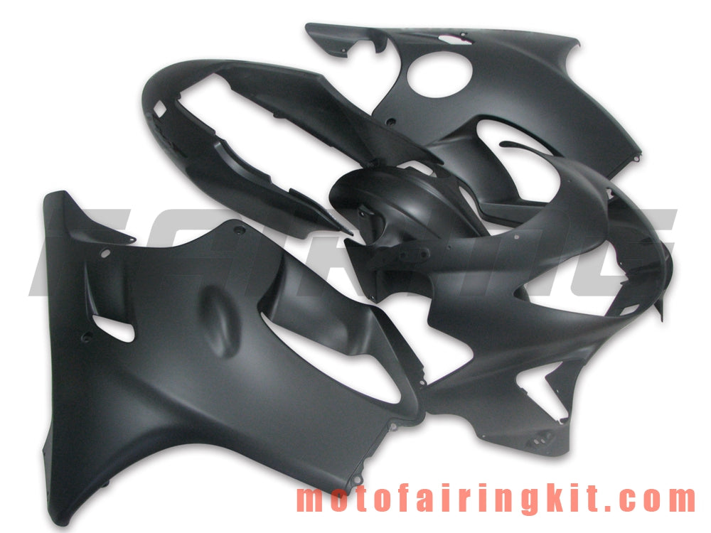 Fairing Kits Fit for CBR600F4 1999 2000 CBR600 F4 99 00 Plastic ABS Injection Mold Complete Motorcycle Body Aftermarket Bodywork Frame (Black) B024